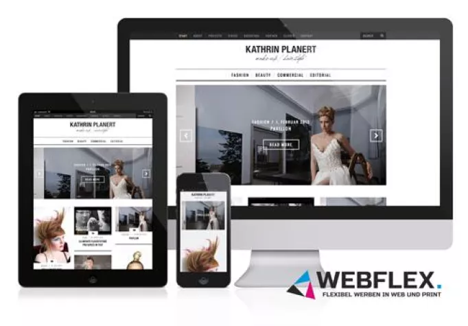 Bild: Retina-Display Webdesign von webFLEX®