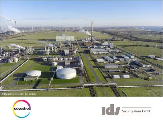 Leitstelle der Covestro Deutschland AG mit Einsatzleitsystem secur.CAD ausgestattet Bild: Leitstelle der Covestro Deutschland AG mit Einsatzleitsystem secur.CAD ausgestattet