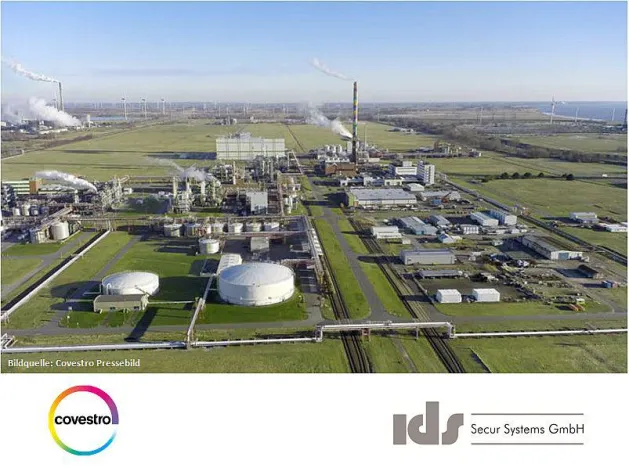 Bild: Leitstelle der Covestro Deutschland AG mit Einsatzleitsystem secur.CAD ausgestattet