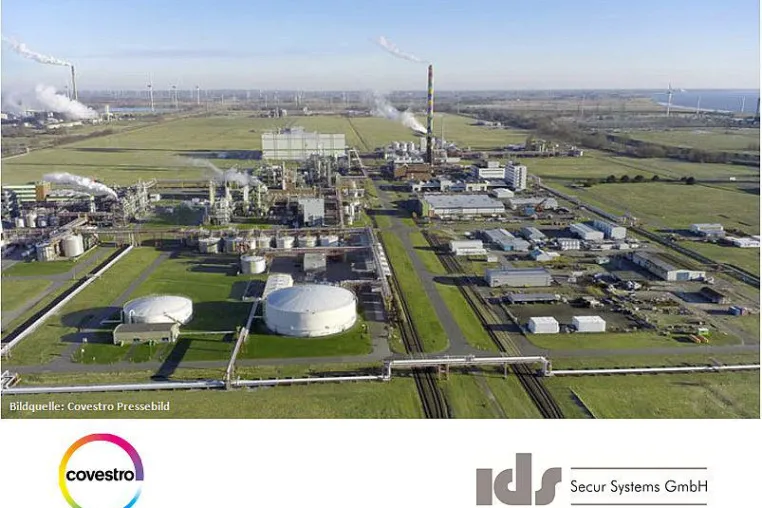 Bild: Leitstelle der Covestro Deutschland AG mit Einsatzleitsystem secur.CAD ausgestattet