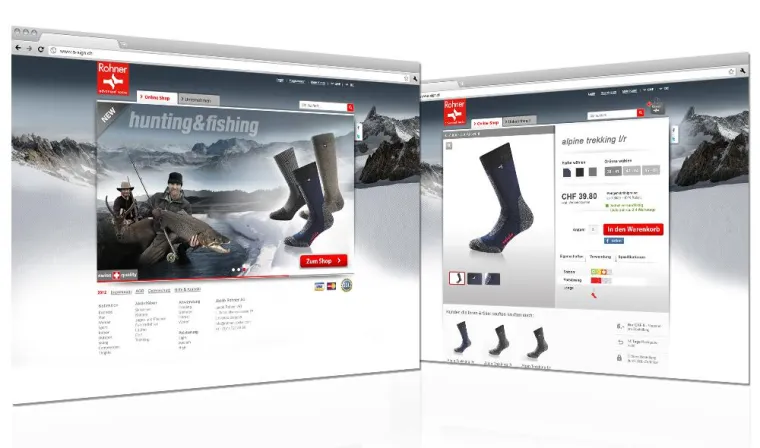 Bild: Advanced E-Commerce für advanced socks: Jacob Rohner AG startet mit neuem Online-Shop
