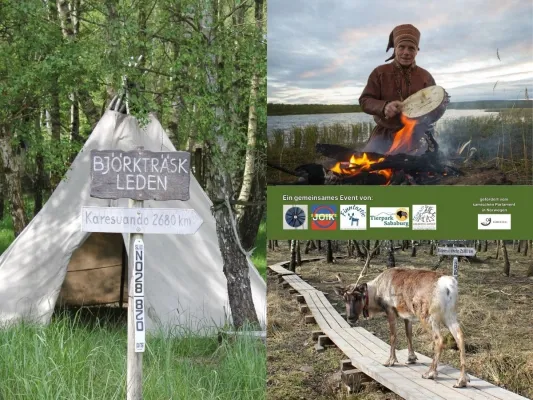Bild: Joik-Workshop im Tierpark Sababurg (Hofgeismar) Ende Juni 2026 mit dem samischen Musiker Ailloš aus Norwegen