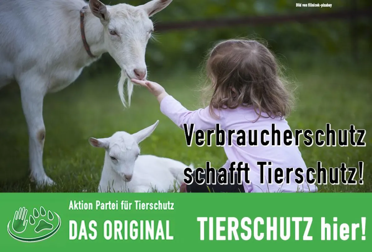 Verbraucherschutz jetzt. Tierschutz hier.