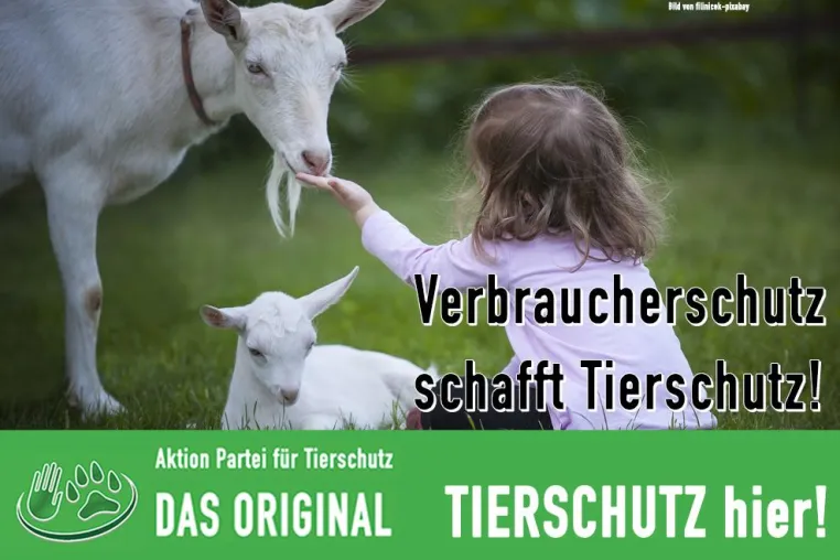 Tierschutz hier - Verbraucherschutz schafft Tierschutz Bild: Tierschutz hier - Verbraucherschutz schafft Tierschutz