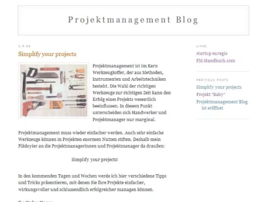 Bild: Projektmanagement Blog - Kostenlose Tipps & Tricks für Projektmanagerinnen und Projektmanager