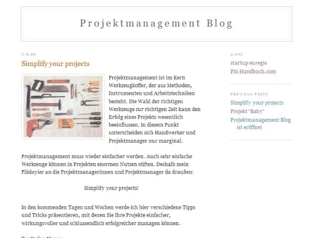 Bild: Projektmanagement Blog - Kostenlose Tipps & Tricks für Projektmanagerinnen und Projektmanager