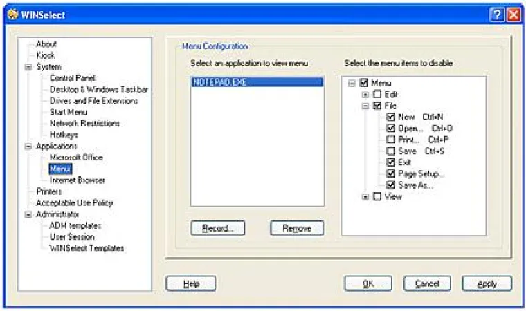 WINSelect 7.0 vereinfacht das Richtlinienmanagement unter Windows Bild: WINSelect 7.0 vereinfacht das Richtlinienmanagement unter Windows