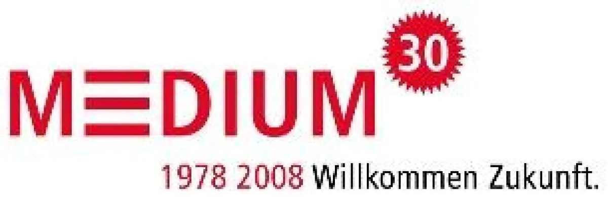 Jubiläumslogo der MEDIUM Werbeagentur