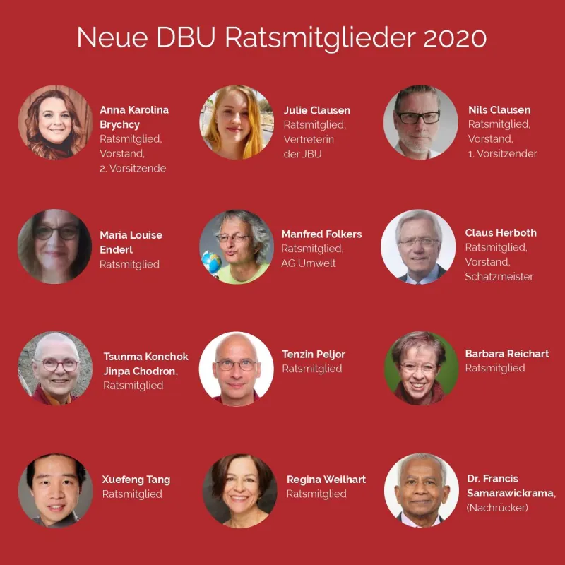 Ratsmitglieder der Deutschen Buddhistischen Union