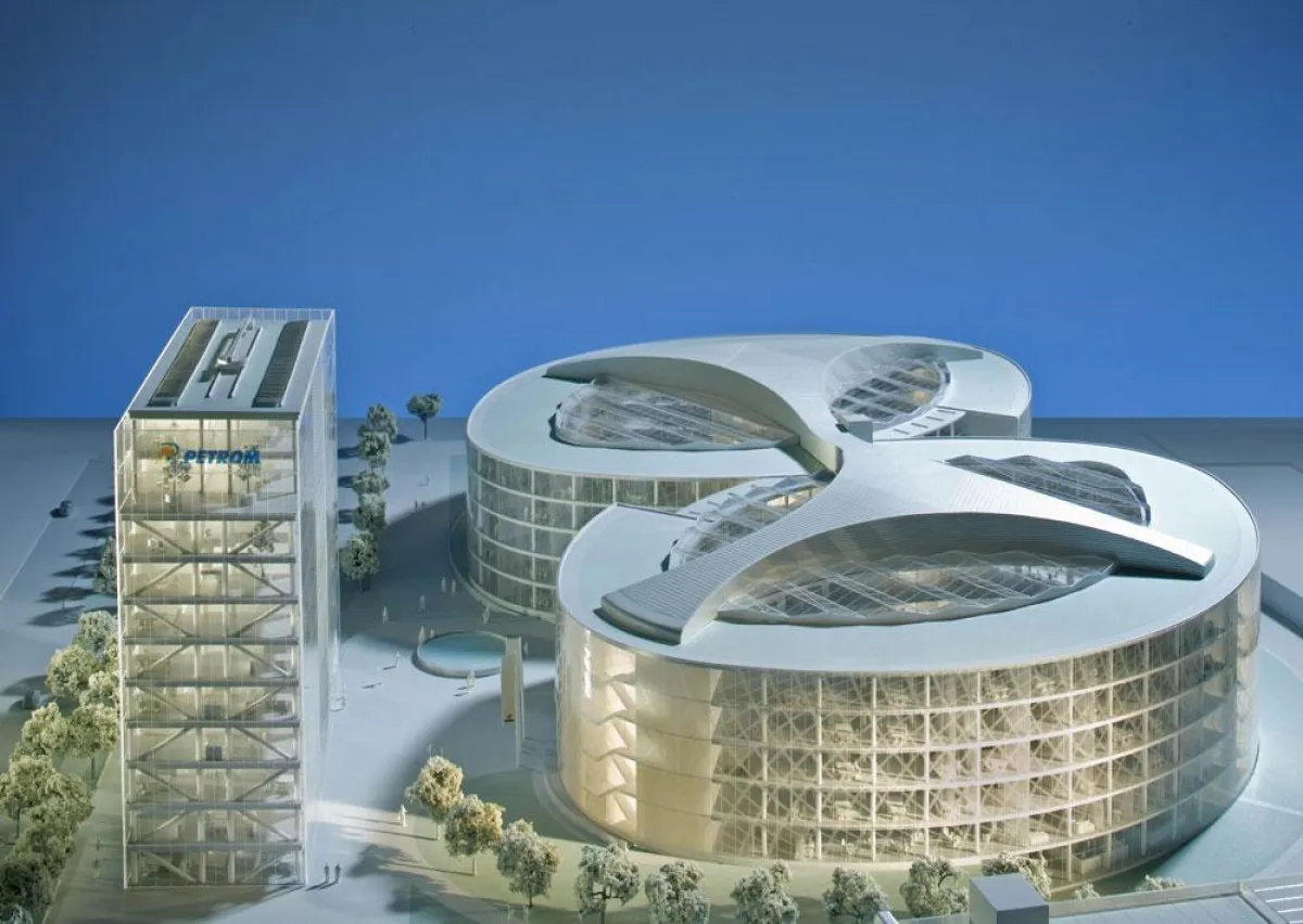 Modellfoto neue Firmenzentrale der Petrom S.A. in Bukarest