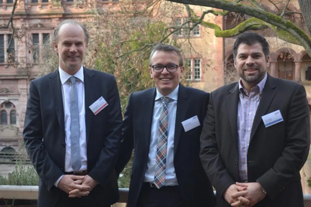 (v.l.n.r.): Axel Mattern (IA4SP), Sven Lange (SAP) und Frank Bayer (IA4SP) sind zufrieden