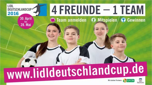 Bild: Helden des Bolzplatzes aufgepasst: Der Lidl-Deutschlandcup sucht junge Fußball-Champions