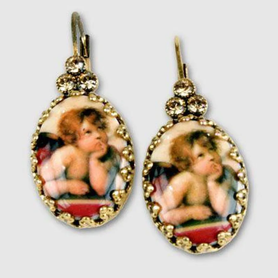 Ohrringe Raffaels Engel. Klassisch wie vor 80 Jahren. Foto: Hübner Schmuckdesign