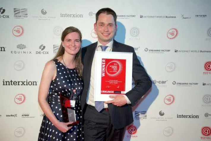 Bild: optivo gewinnt erneut den eco Internet Award