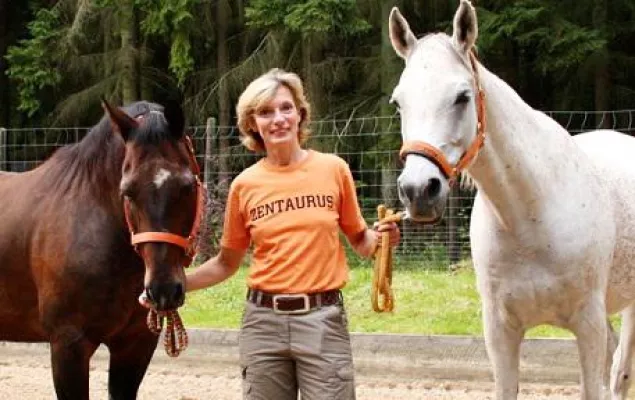 Bild: Das Pferd weiß, wer Chef im Parcours ist