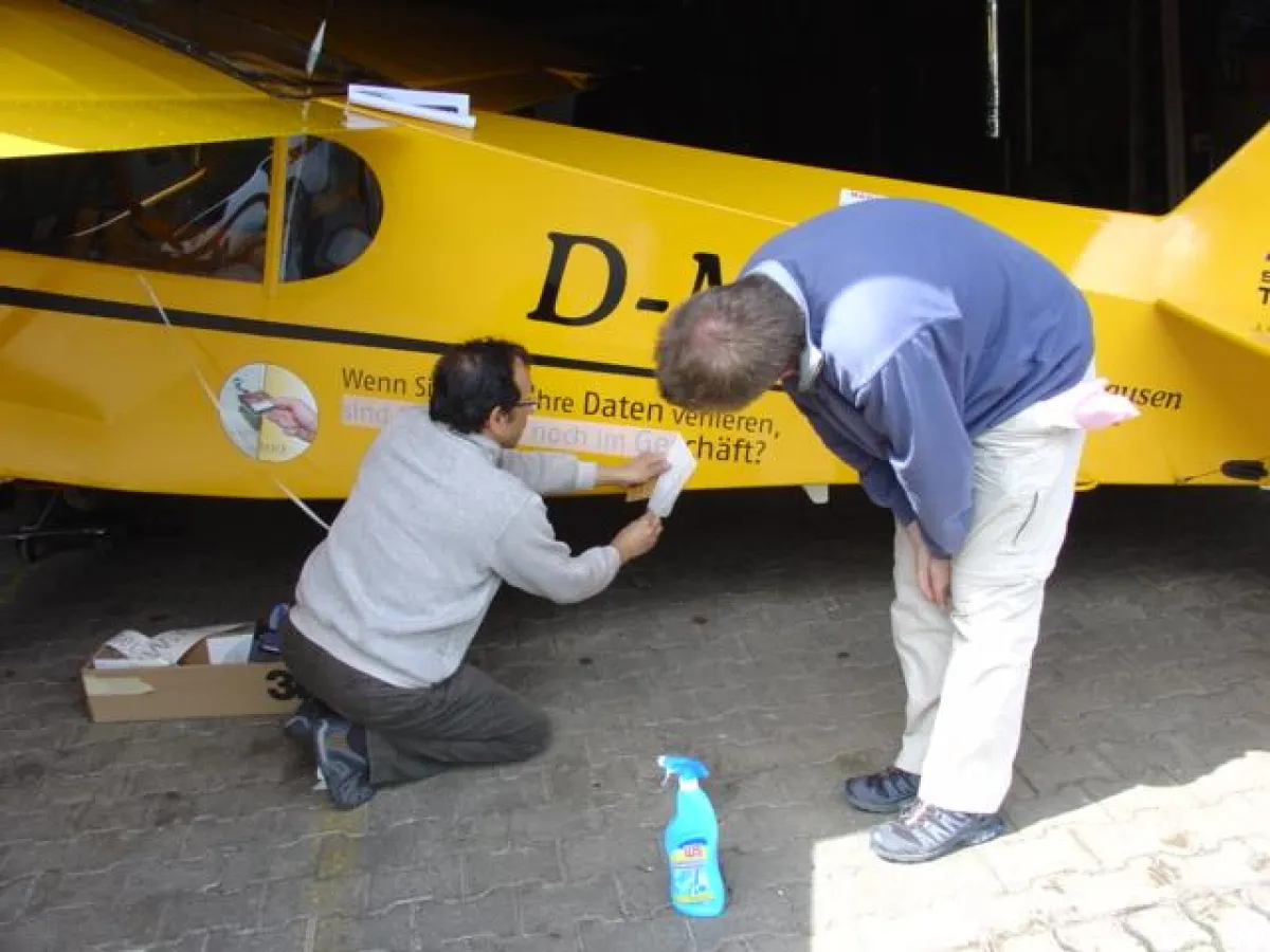 UL Savage des FC-Condor Antersberg mit ReBack-Beklebung