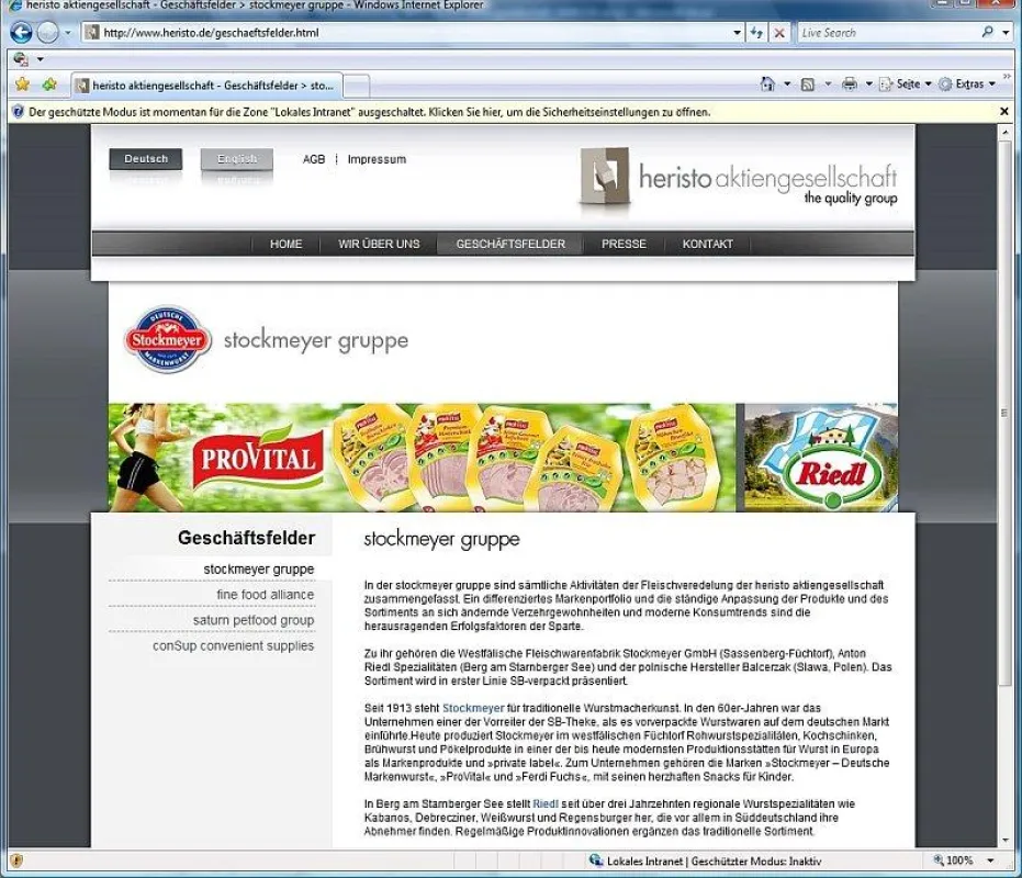 Hat ein frisches Design erhalten: www.heristo.de