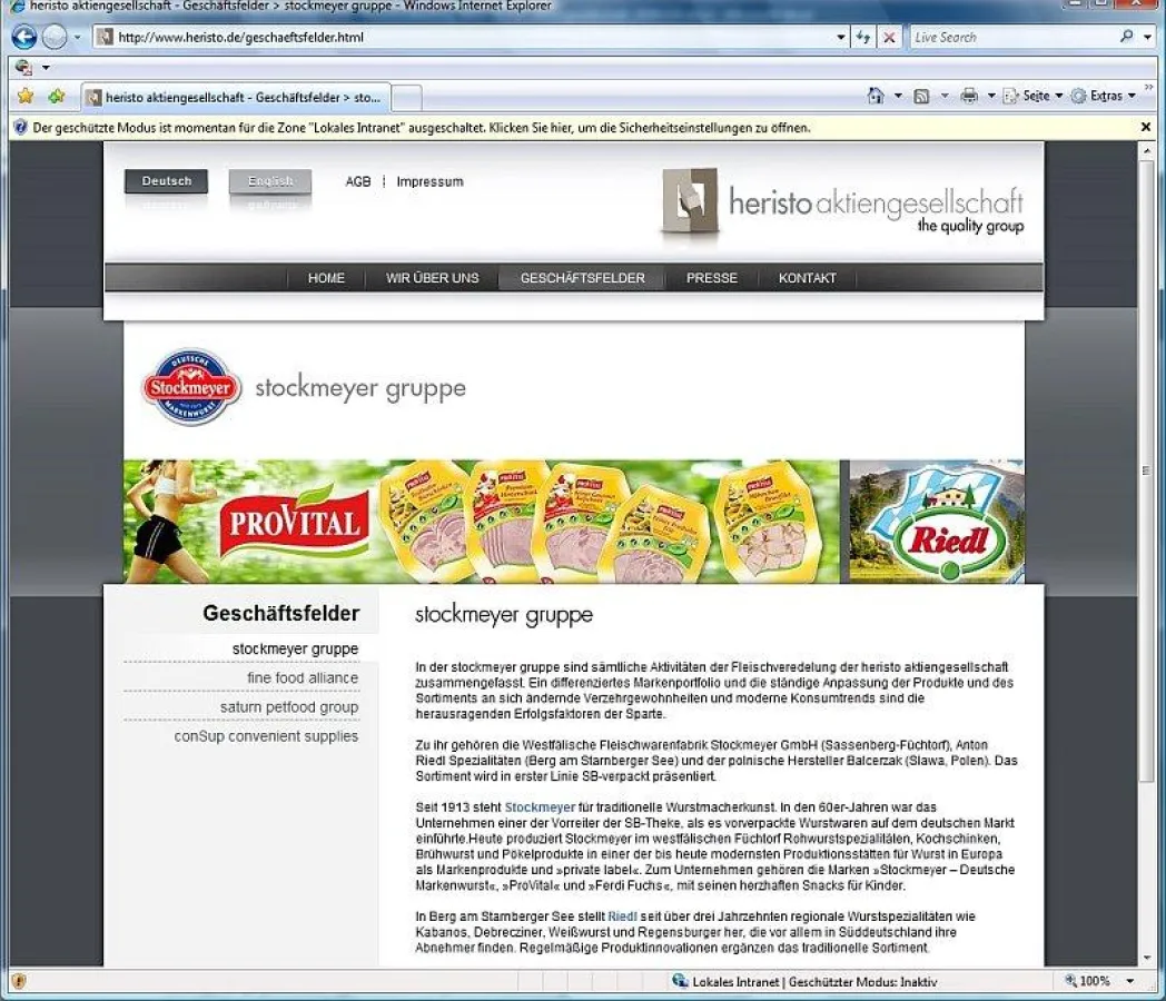 Hat ein frisches Design erhalten: www.heristo.de