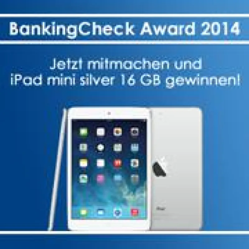BankingCheck Award 2014 - jetzt mitmachen und gewinnen!