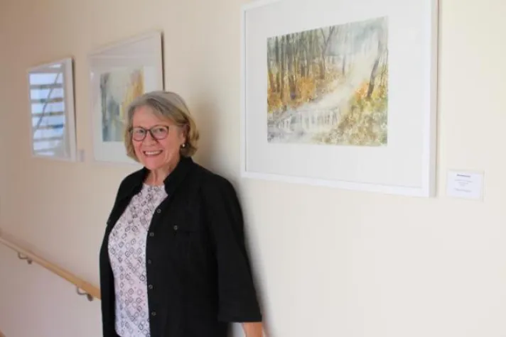 Bild: Farbklänge im Seniorenzentrum Wannweil