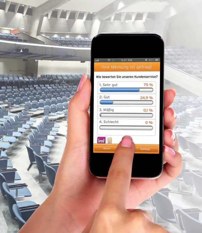 „Join In“-App von IML (Foto: IML Interactive GmbH, frei zur Veröffentlichung bei Namensnennung)