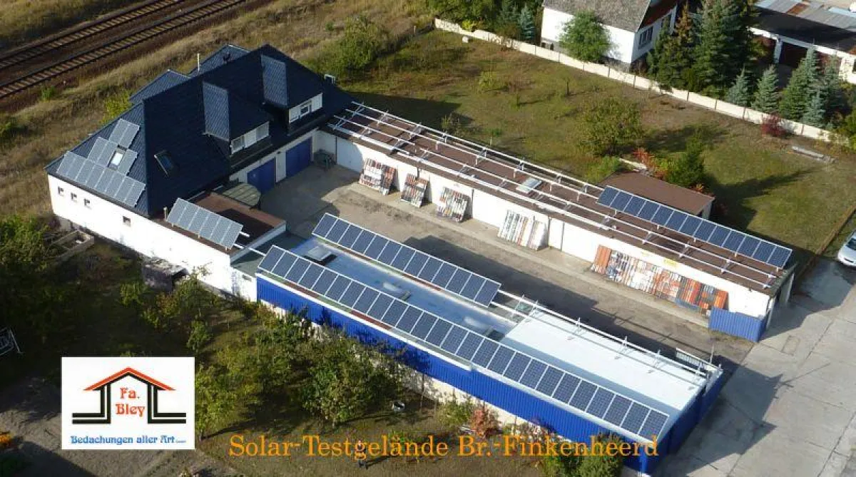 Solar-Testanlage in Brieskow-Finkenheerd