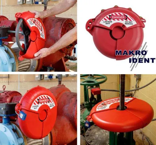 Handradabsperrungen für Handräder mit bis zu 457 mm Durchmesser Bild: Handradabsperrungen für Handräder mit bis zu 457 mm Durchmesser