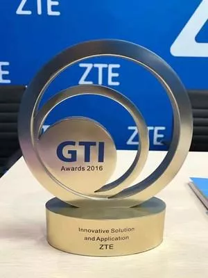 Bild: Vierter GTI Award: ZTE mit Innovative Solution and Application'-Award ausgezeichnet
