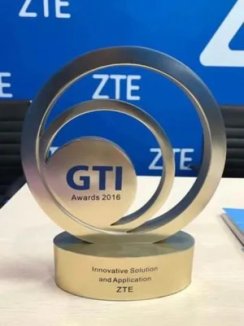 Bild: Vierter GTI Award: ZTE mit Innovative Solution and Application'-Award ausgezeichnet