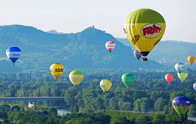 Bild: 17. Ballonfestival Bonn 12.-14. Juni 2026 –  Europas Ballonteams zu Gast in der Rheinaue
