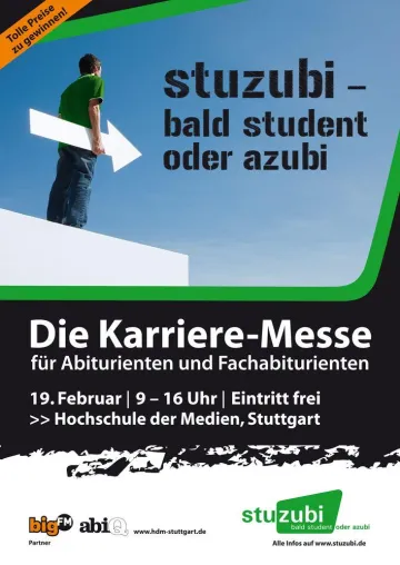 Karrieremesse Stuzubi in Stuttgart erfolgreich gestartet Bild: Karrieremesse Stuzubi in Stuttgart erfolgreich gestartet