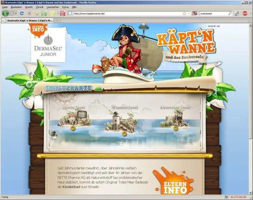 Bild: Einfache Navigation und spielerische Elemente – takomat kreiert Website für jüngste Zielgruppe