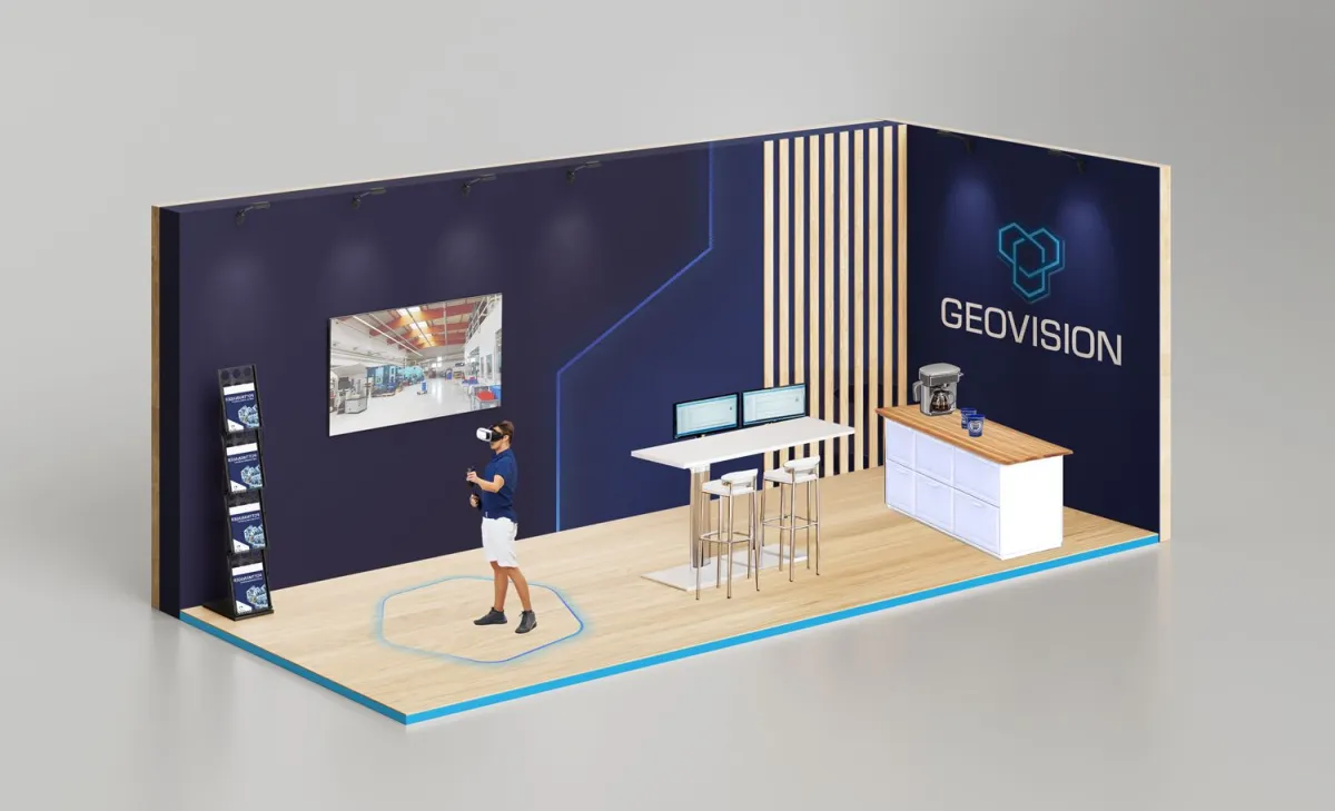 GEOVISION auf der AMB: virtuelle Referenz für greifbare Softwarelösungen erleben (© Geovision GmbH & Co. KG)