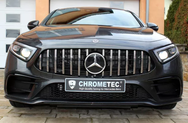 Bild: Chrometec-Frühjahrs-Facelift: Panamericana Style Kühlergrill für Mercedes Benz