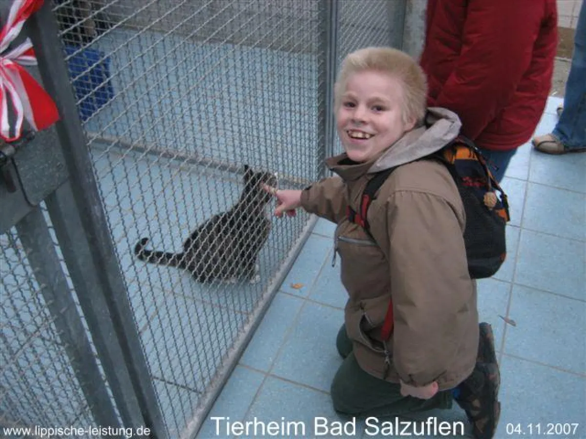 Dominik Heer von der Astrid-Lindgren-Schule im benachbarten Lage hat ein Herz für Tiere