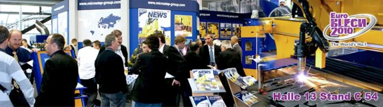Bild: MicroStep Group® auf der EuroBlech 2010