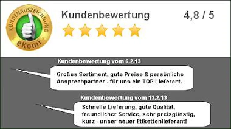 Bild: 300 positive Kundenbewertungen sprechen für sich