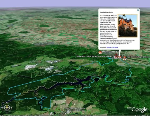 Bild: GPS- Fahrradtouren mit Google Maps und Google Earth abfahren