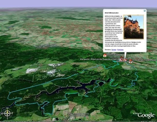 Bild: GPS- Fahrradtouren mit Google Maps und Google Earth abfahren