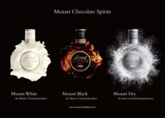 Bild: Mozart Distillerie – volle Kompetenz bei Schokoladenspirituosen.