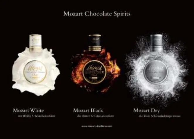 Bild: Mozart Distillerie – volle Kompetenz bei Schokoladenspirituosen.