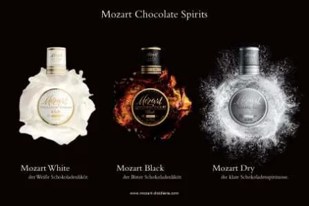 Bild: Mozart Distillerie – volle Kompetenz bei Schokoladenspirituosen.
