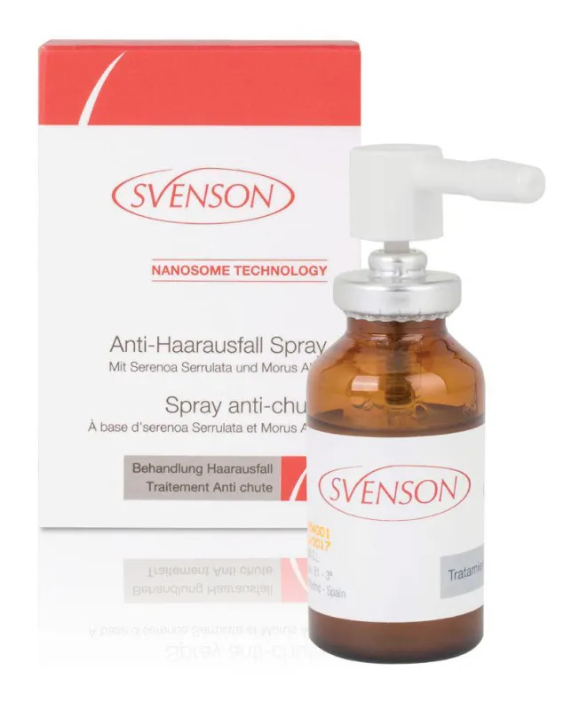 Wirkt direkt an den Haarwurzeln: der Svenson Nanospray gegen Haarausfall
