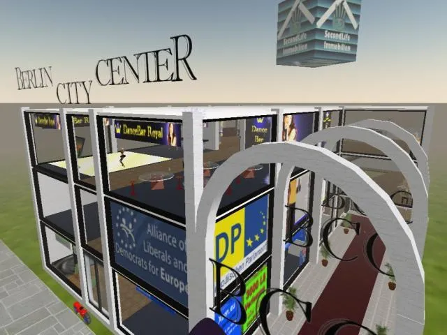 Bild: Virtuelles Ostereiersuchen in Berlin City Second Life