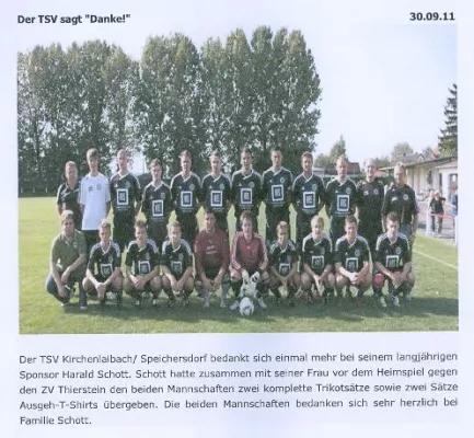 Bild: HRS GmbH - langjähriger Sponsor der 1. und 2. Mannschaft des TSV Kirchenlaibach / Speichersdorf e.V.