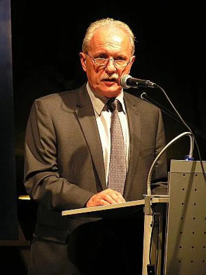 Horst Sahrbacher (Agentur für Arbeit Offenburg) bei der Festrede (Bild: wort.laut).