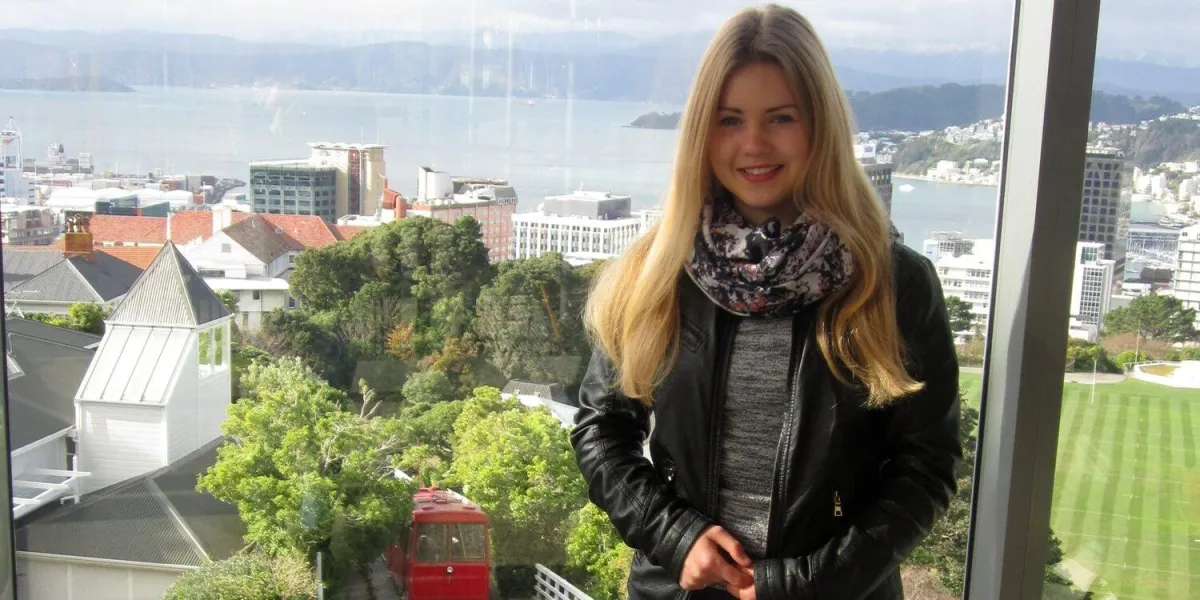 Schüleraustausch Neuseeland: Schülerin in Wellington (Foto: Stiftung Völkerverständigung)