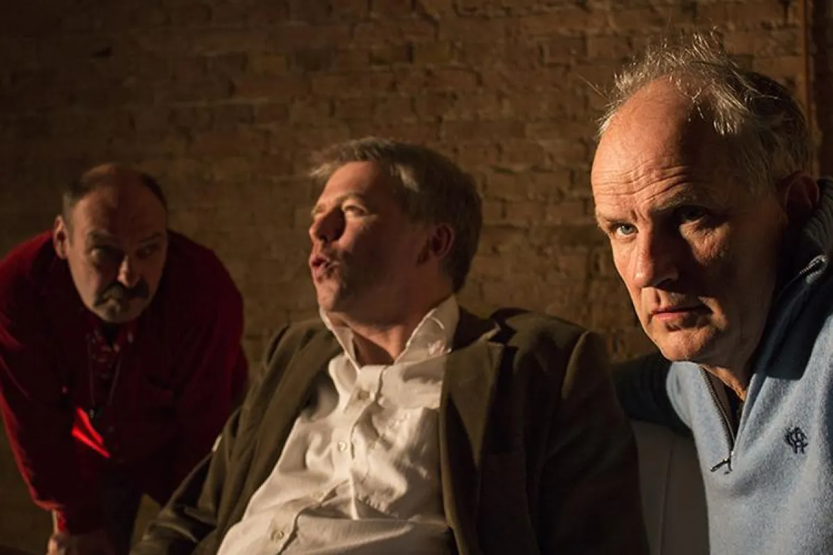 Teo Vadersen, Andreas Hueck und Justus Carrière; Foto: Constanze Henning