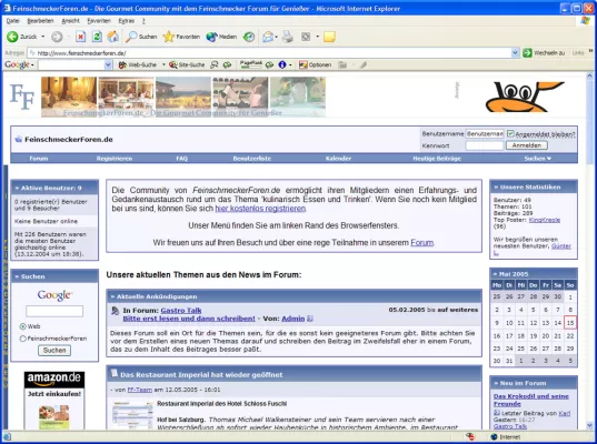 Bild: Die Gourmet Community mit dem Feinschmecker Forum für Genießer
