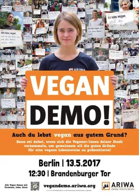Bild: Vegan-Demo Rekordversuch in Berlin – Viele gute Gründe für ein Leben ohne Tierprodukte